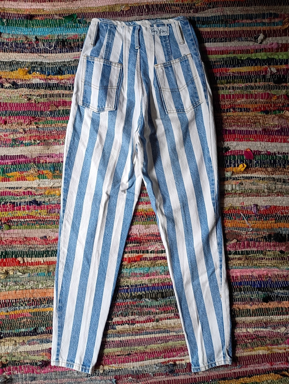 Paris Blues Striped Jeans
